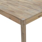 vidaXL Ensemble à dîner 7 Pièces Bois d'acacia solide