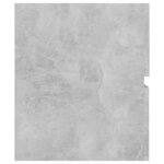 vidaXL Armoire d'évier et lavabo intégré gris béton bois d'ingénierie