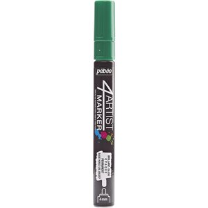Marqueur peinture 4ARTIST pointe ogive 4 mm Vert Foncé PÉBÉO