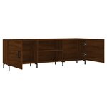 vidaXL Meuble TV chêne marron 150x30x50 cm bois d'ingénierie