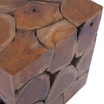 vidaXL Tabouret Bois de teck massif