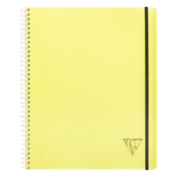 Carnet spirales proactiv'book linicolor format 22 5 x 27 7 cm - blanc ligné - 160 pages - lot de 5 - clairefontaine