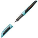 Stylo à plume flow sporty m  noir/bleu stabilo