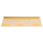 vidaXL Tapis d'escalier autocollants 15 Pièces 65x21x4 cm Crème