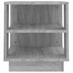 vidaXL Table basse Sonoma gris 40x40x43 cm Bois d'ingénierie