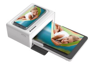 Agfa photo realipix momentsimprimante photo bluetooth (photo format carte postale 10x15 cm4x6''  sublimation thermique 4pass) blancnoirreconditionne