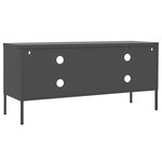 vidaXL Meuble TV Anthracite 105x35x50 cm Acier