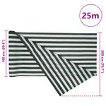 vidaXL Filet brise-vue vert et blanc 2x25 m PEHD 150 g/m²