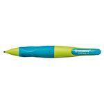 Porte-mines Ergonomique 1 4 mm Droitier turquoise/vert clair+ 3 mines HB x 5 STABILO