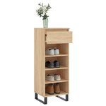 vidaXL Armoire à chaussures Chêne sonoma 40x36x105cm Bois d'ingénierie