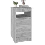 vidaXL Armoire à tiroirs Sonoma gris 40x50x76 cm Bois d'ingénierie
