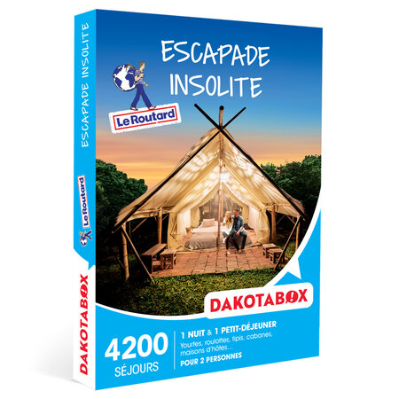 DAKOTABOX - Coffret Cadeau Escapade insolite - Séjour