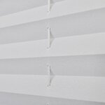 vidaXL Store plissé 50x125 cm Blanc