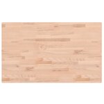 vidaXL Étagère de vasque murale acier et bois massif de hêtre