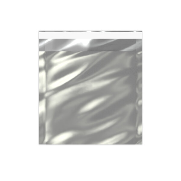 Lot de 50 sachet alu métallisé brillant argenté 165 x 165
