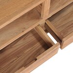 vidaXL Meuble TV 90x30x40 cm bois de teck solide