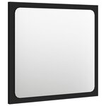 vidaXL Ensemble de meubles de salle de bain Noir Aggloméré