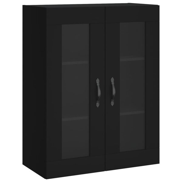 vidaXL Armoire murale noir 69 5x34x90 cm bois d'ingénierie