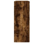 vidaXL Armoire murale chêne fumé 69 5x34x90 cm bois d'ingénierie