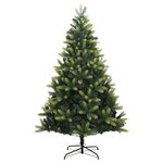 vidaXL Sapin de Noël artificiel à charnières avec support 120 cm