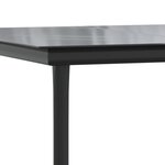 vidaXL Ensemble à manger de jardin 3 Pièces et coussins marron poly rotin