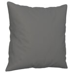 vidaXL Ensemble de canapés 3 Pièces coussins Gris foncé Tissu microfibre