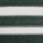 vidaXL Filet brise-vue vert et blanc 1 5x50 m PEHD 75 g/m²