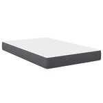 Matelas à ressorts ensachés vidaXL Gris foncé Medium 120x200x20 cm Tissu