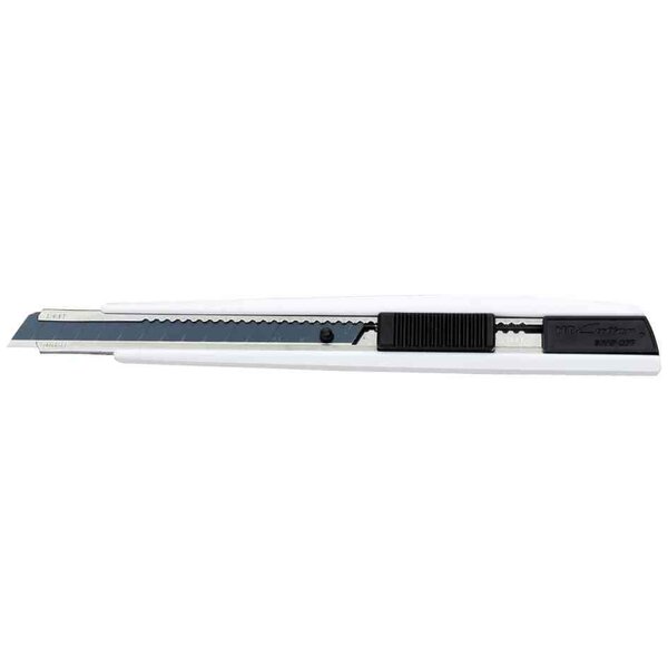 Cutter MNCR-A1 black & white Corps en Plastique Lame 9mm NT CUTTER