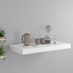 vidaXL Étagère murale flottante blanc 50x23x3 8 cm MDF