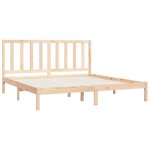 vidaXL Cadre de lit sans matelas bois massif de pin 200x200 cm