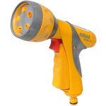 Hozelock pistolet multijets 6 jets gris et jaune