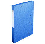 Boite de classement Cartobox Dos 25mm Carte lustrée Nature Future® Bleu EXACOMPTA
