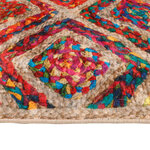 vidaXL Tapis lavable multicolore 80x300 cm antidérapant