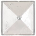 vidaXL Bouchons de poteau de clôture 6 Pièces Métal galvanisé 71x71 mm