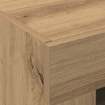 vidaXL Meubles muraux 2 Pièces Chêne Artisan 69 5x34x90 cm Bois d'ingénierie