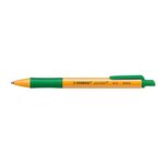 Stylo Bille Rétractable POINTBALL Tracé 0 5 mm Vert x 10 STABILO