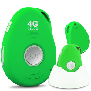 Le basic sympa 4G vert, téléphone portable senior SOS avec GPS. Débloqué