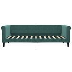 vidaXL Lit de jour avec gigogne et tiroirs sans matelas 90x200 cm