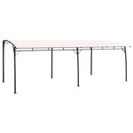 vidaXL Auvent pare-soleil de jardin 6x3x2 55 m crème