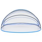vidaXL Dôme de piscine ovale 530x410x205 cm