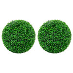 vidaXL Boules de buis artificielles 2 Pièces 55 cm