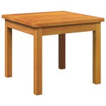 vidaXL Ensemble de Bistro 5 pièces avec coussins en bois d'acacia massif