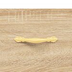 vidaXL Buffet chêne sonoma 69 5x34x90 cm bois d'ingénierie