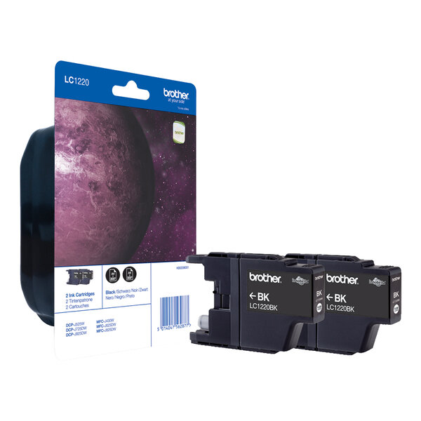 Brother ink cart/twin pack blk dcp-130c -330
