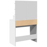 vidaXL Coiffeuse avec LED blanc 80x41x134 5 cm
