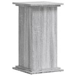 vidaXL Support pour plantes sonoma gris 33x33x60 cm bois d'ingénierie