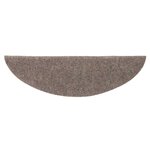 vidaXL Tapis d'escalier autocollants 15 Pièces Crème 56x17x3cm Aiguilleté