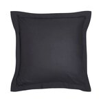 Taie d'oreiller - 63 x 63+5 cm uni - Fusain