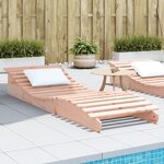 vidaXL Chaise longue 205x70x31 5 cm bois massif de douglas